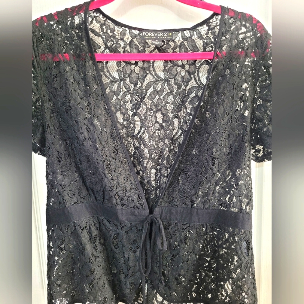 Laced vest/top/ cover up